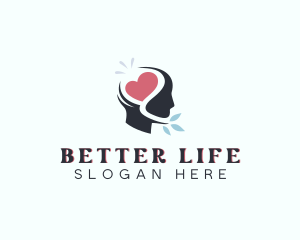 Heart Human Psychology logo design