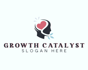 Heart Human Psychology logo design