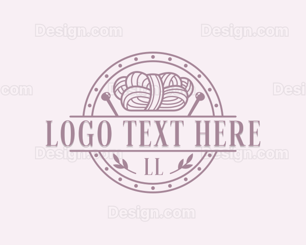 Handcrafted Crochet Yarn Logo