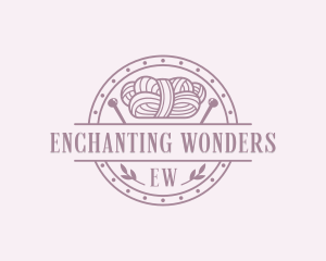 Handcrafted Crochet Yarn logo design