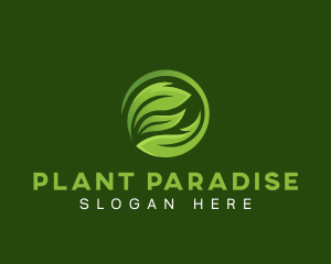 Gardening Leaf Plant logo design