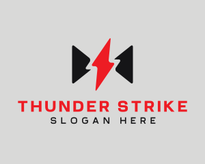 Thunder Bow Tie logo design