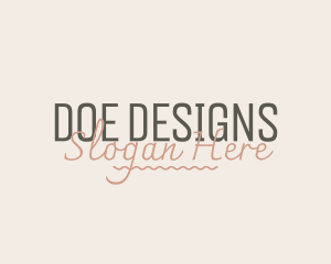 Elegant Boutique Designer logo design