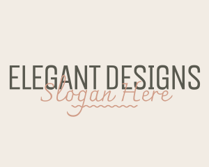 Elegant Boutique Designer logo design