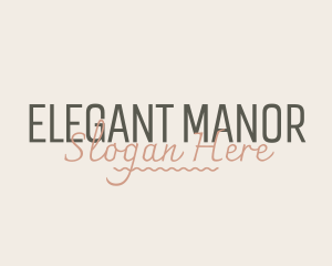 Elegant Boutique Designer logo design