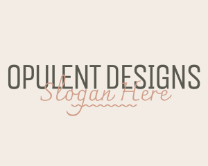 Elegant Boutique Designer logo design