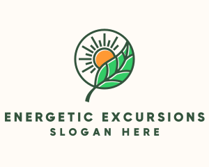 Sun Leaf Agriculture  logo design