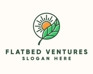 Sun Leaf Agriculture  logo design