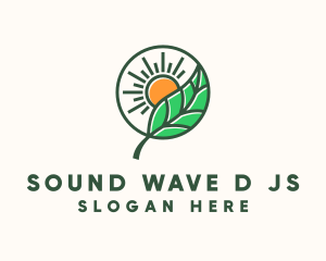 Sun Leaf Agriculture  logo design