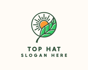 Sun Leaf Agriculture  logo design