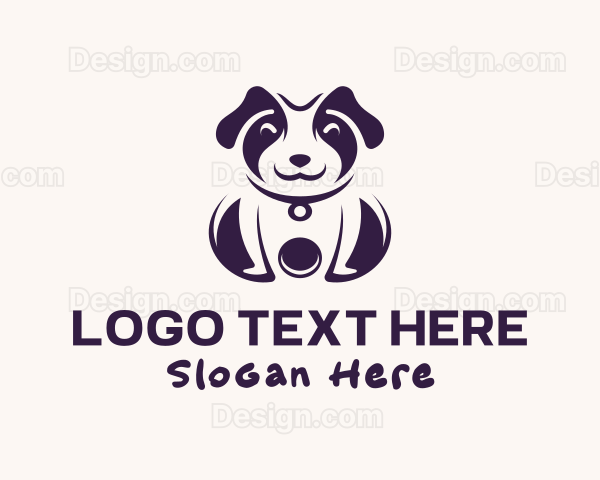 Pet Dog Grooming Logo