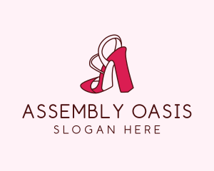 Women's Shoes Heels  logo design