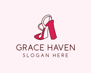 Women's Shoes Heels  logo design