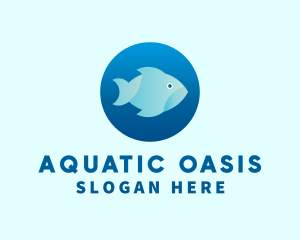 Aquatic Fish Tank logo design