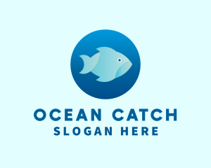 Aquatic Fish Tank logo design