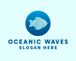 Aquatic Fish Tank logo design