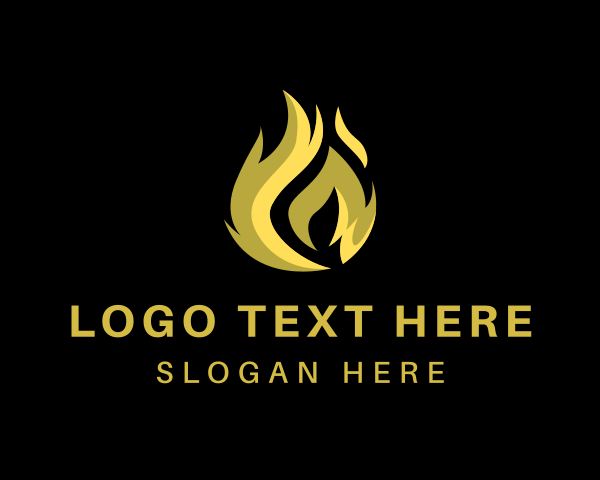 Flame logo example 3