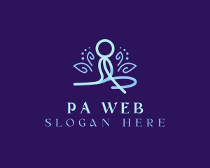 Fitness Yoga Wellness logo design