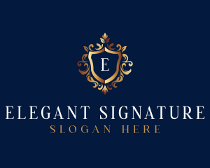 Elegant Noble Crest logo design