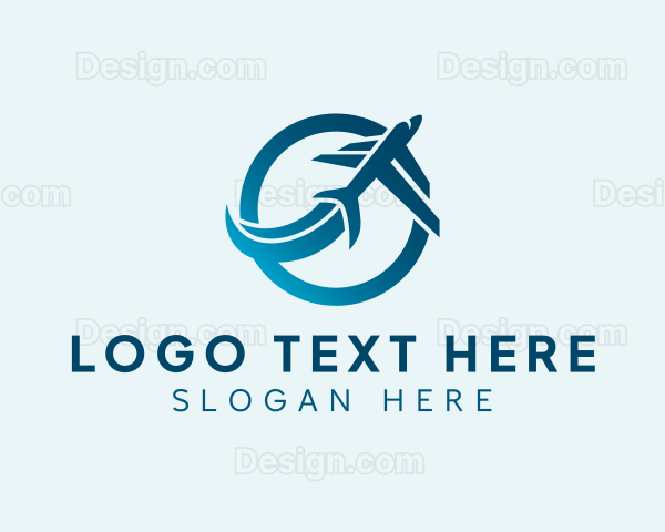 Airplane Travel Flight Logo