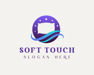 Night Pillow Wave logo design