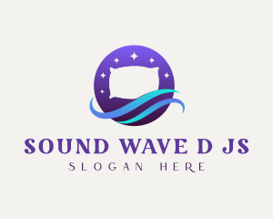 Night Pillow Wave logo design