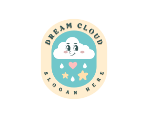 Baby Cloud Rain logo design