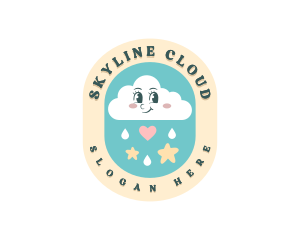 Baby Cloud Rain logo design