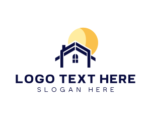 Residential Roofing House logo