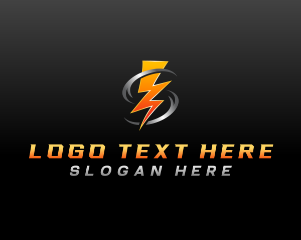 Lightning Bolt logo example 2