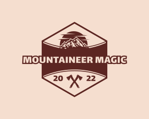 Mountain Travel Axe logo design