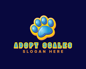 Paw Animal Pet  logo design