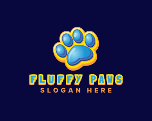 Paw Animal Pet  logo design