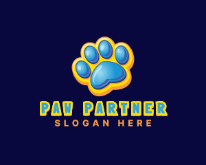 Paw Animal Pet  logo design