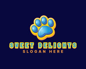 Paw Animal Pet  logo design