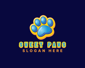 Paw Animal Pet  logo design