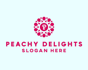 Beauty Sunshine Petal logo design