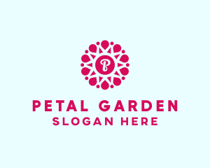 Beauty Sunshine Petal logo design