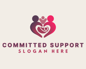 Family Support Organization logo design