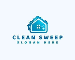 House Pressure Wash  logo design