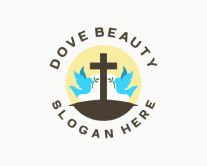 Dove Cross Religion logo