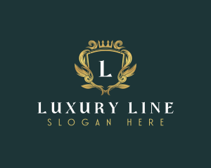 Luxury Crown Crest logo design