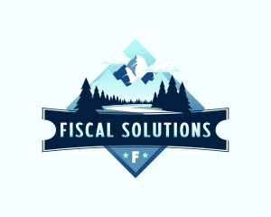 Scenery Mountain Outdoor logo design