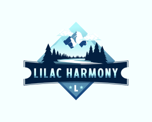 Scenery Mountain Outdoor logo design