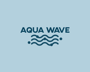 Ocean Waves Wordmark logo design