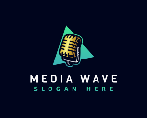 Microphone Radio Broadcast logo