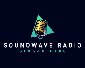 Microphone Radio Broadcast logo