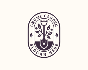 Garden Landscaping Shovel logo design