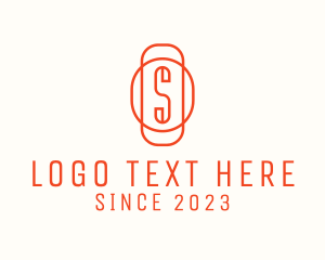 Simple Monoline Letter S logo