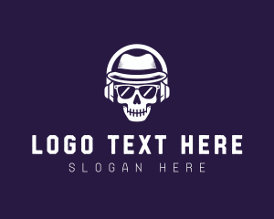 Skull Fedora Studio Logo